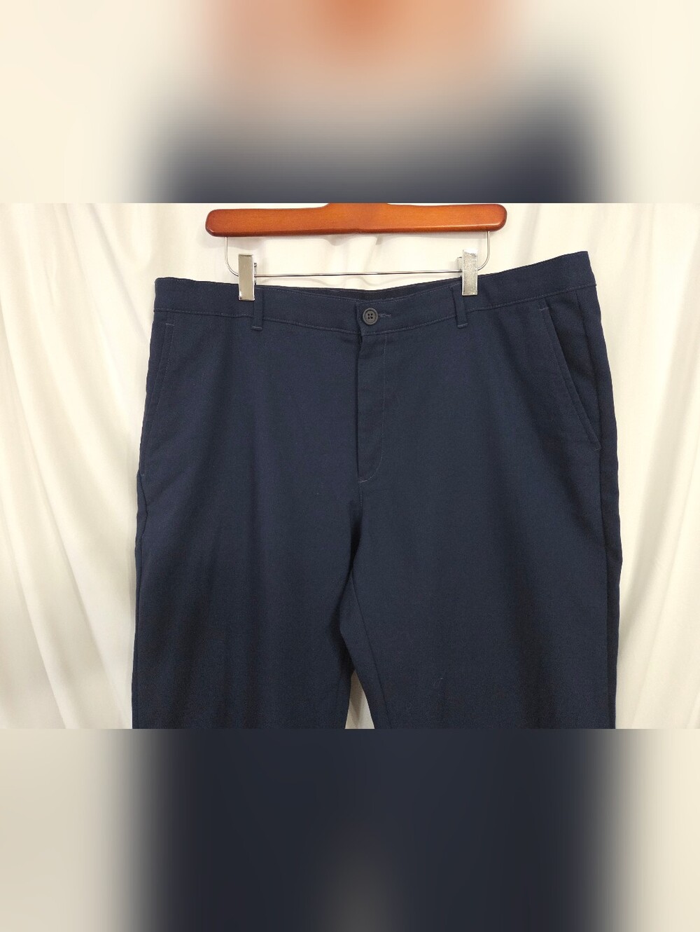 Alfani Navy Cotton Blend Pants. Size 36W X 30L